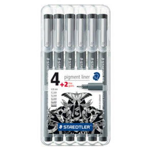 Staedtler pigment liner 4 + 2 set