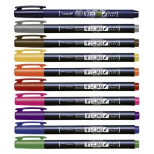 Tombow Fudenosuke Brush Pens Hard