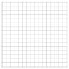Vierkant memoblokje van 9,8 x 9,8 cm met grijze grid