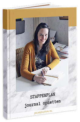 Mock-up van stappenplan journal opzetten pdf