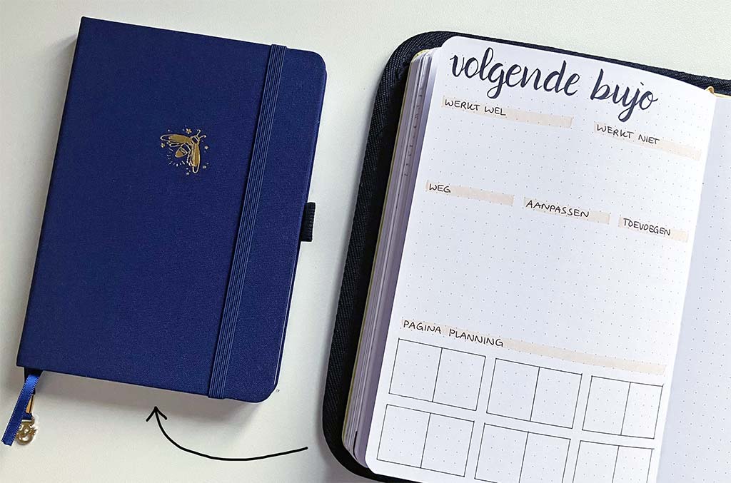 Migratie van oude naar nieuwe bullet journal