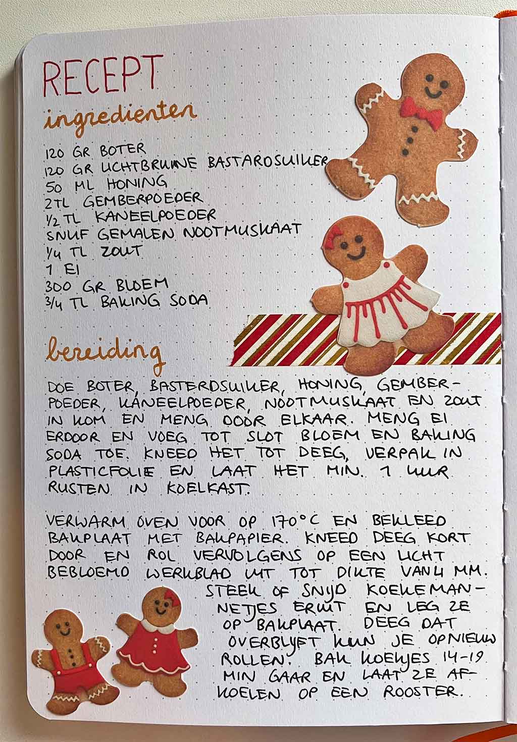 Kerstplanner recept