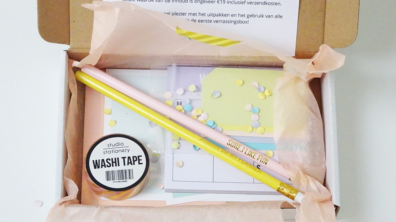Unboxing verrassingsbox april 2017 pastel